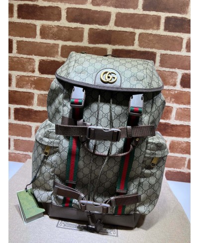 GUCCI GG skateboard backpack with Web tape