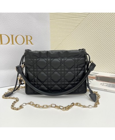 CHRISTIAN DIOR LADY DIOR TOP HANDLE DRAWSTRING MINI BAG