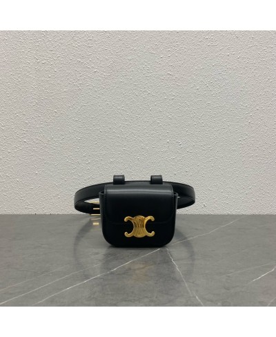 CELINE BELT BAG TRIOMPHE BELT IN SHINY CALFSKIN