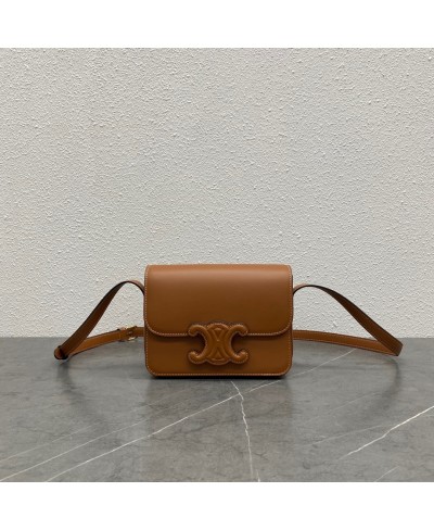 BORSA TEEN CUIR TRIOMPHE IN PELLE DI VITELLO LUCIDA CELINE