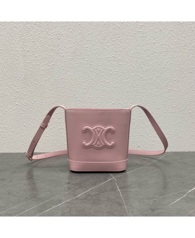 BORSA A SECCHIELLO MINI CUIR TRIOMPHE IN PELLE DI VITELLO LISCIA CELINE