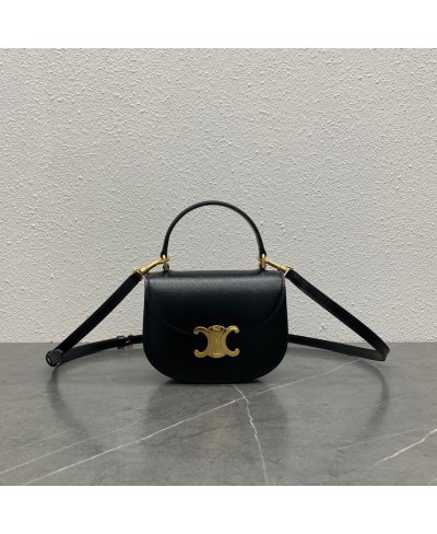 CELINE MINI BESACE TRIOMPHE IN SHINY CALFSKIN