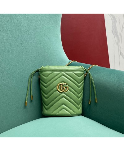 GUCCI  GG Marmont matelassé mini bucket bag