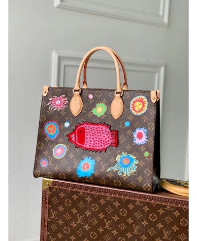 LV x YK Borsa OnTheGo MM LOUIS VUITTON