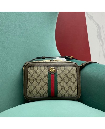 GUCCI OPHIDIA SMALL SHOULDER BAG WITH WEB