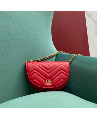 GUCCI GG MARMONT MATELASSÉ CHAIN MINI BAG