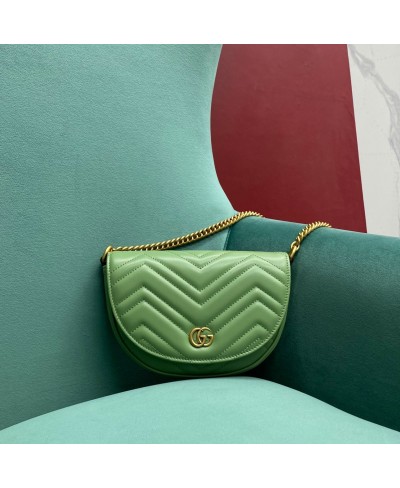 MINI BORSA GG MARMONT IN PELLE MATELASSÉ CON CATENA GUCCI