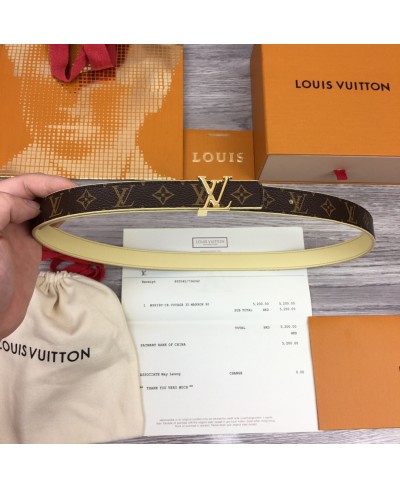 LOUIS VUITTON LV Iconic 20mm Reversible Belt