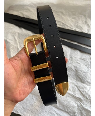 CELINE LARGE WESTERN BELT IN VINTAGE CALFSKIN