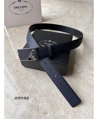 PRADA BELT IN SAFFIANO LEATHER