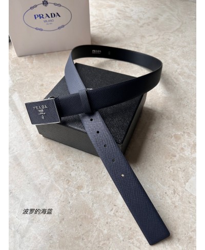 PRADA Saffiano leather belt