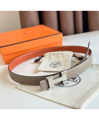 HERMES Mini Constance belt buckle & Reversible leather strap 24 mm