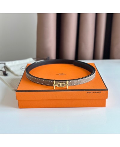 Fibbia da cintura Ancre & Pelle reversibile per cintura 13 mm HERMES