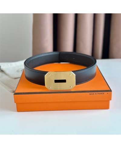 HERMES Neo belt buckle & Reversible leather strap 32 mm