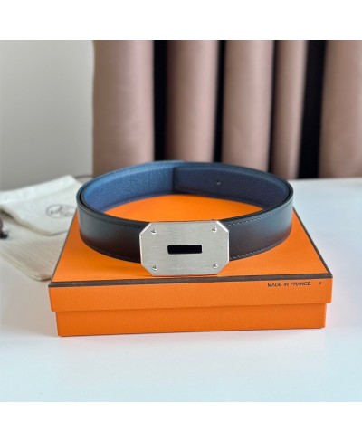 HERMES Neo belt buckle & Reversible leather strap 32 mm