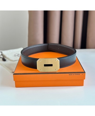 HERMES Neo belt buckle & Reversible leather strap 32 mm