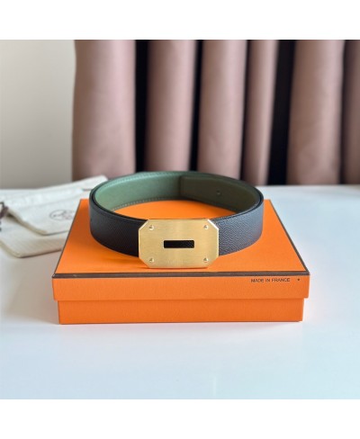 HERMES Neo belt buckle & Reversible leather strap 32 mm