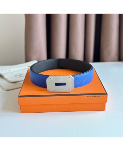 HERMES Neo belt buckle & Reversible leather strap 32 mm