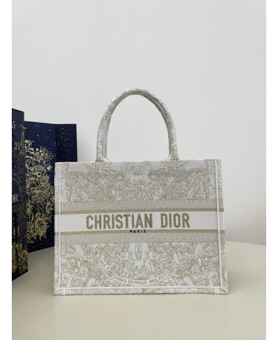 CHRISTIAN DIOR MEDIUM DIOR BOOK TOTE