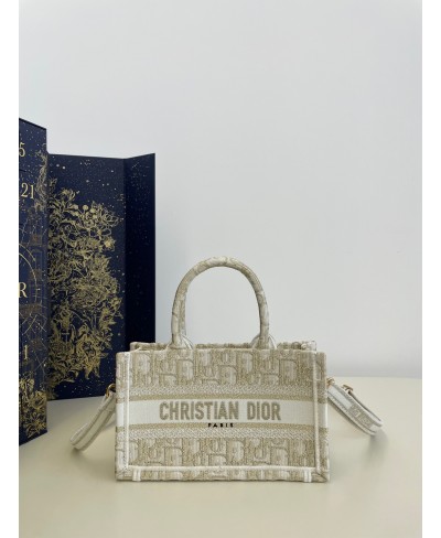 CHRISTIAN DIOR MINI DIOR BOOK TOTE WITH STRAP