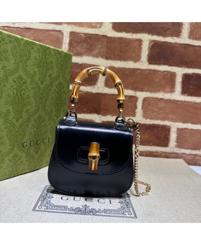 GUCCI GUCCI BAMBOO 1947 SUPER MINI BAG