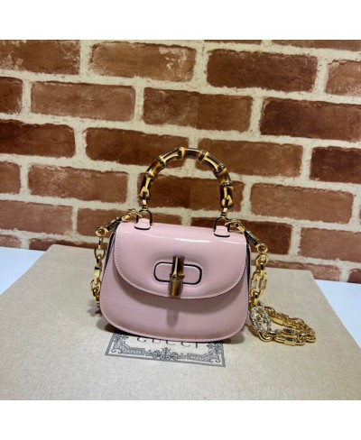 GUCCI GUCCI BAMBOO 1947 MINI TOP HANDLE BAG