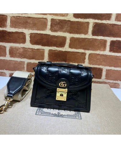 GUCCI GG MATELASSÉ SMALL TOP HANDLE BAG