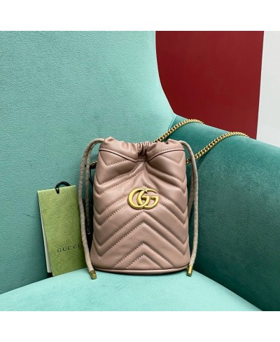 GUCCI GG MARMONT MINI BUCKET BAG