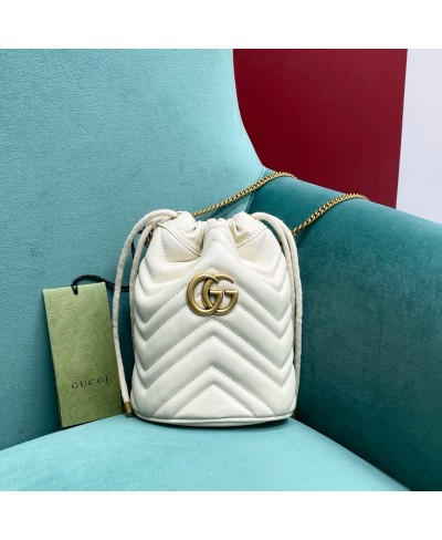 GUCCI GG MARMONT MINI BUCKET BAG