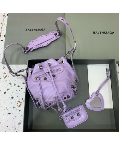 BALENCIAGA  WOMEN'S LE CAGOLE XS BUCKET BAG