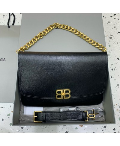 BALENCIAGA WOMEN'S BB SOFT LARGE FLAP BAG