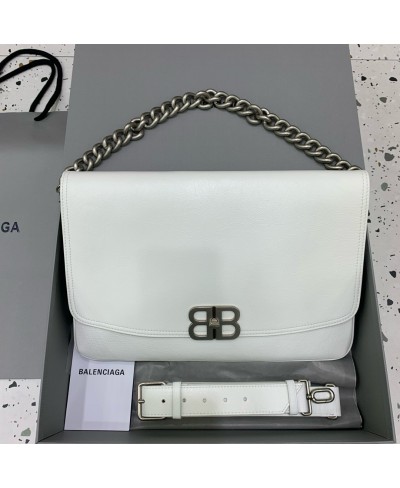 BALENCIAGA WOMEN'S BB SOFT LARGE FLAP BAG