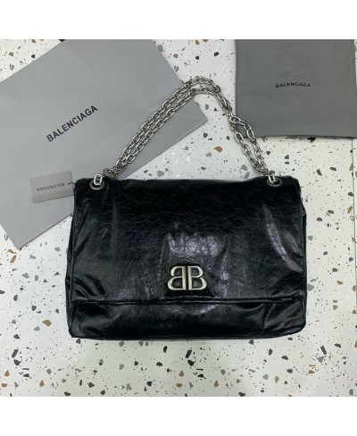 BALENCIAGA  WOMEN'S MONACO LARGE CHAIN BAG