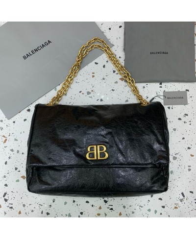 BORSA CON CATENA MONACO GRANDE DA DONNA BALENCIAGA