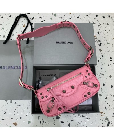 BALENCIAGA WOMEN'S LE CAGOLE XS SLING BAG