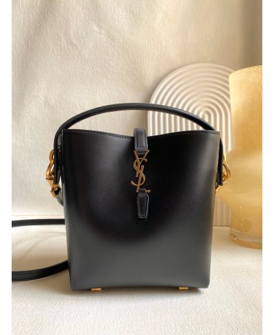 BORSA LE 37 MINI IN PELLE LUCIDA SAINT LAURENT