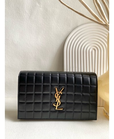 POCHETTE CON CATENA CASSANDRE IN PELLE DI AGNELLO SAINT LAURENT