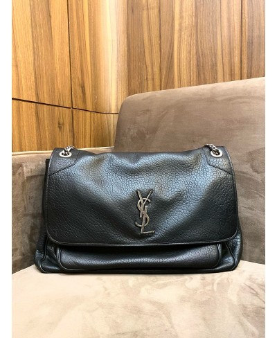 BORSA OVERSIZED NIKI IN PELLE DI AGNELLO MARTELLATA SAINT LAURENT