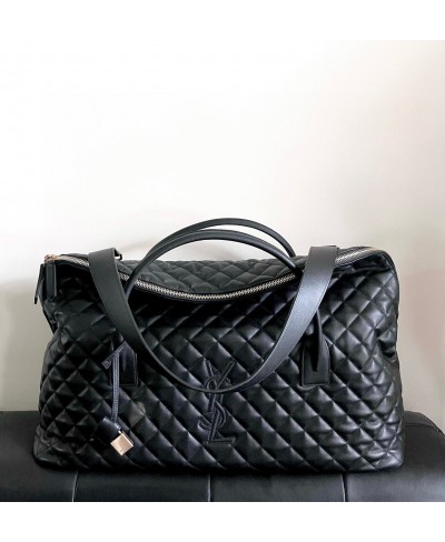 SAINT LAURENT ES GIANT TRAVEL BAG IN QUILTED LEATHER