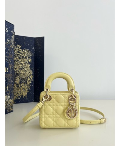 CHRISTIAN DIOR Lady Dior Micro Bag