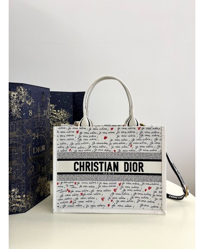 CHRISTIAN DIOR Dioramour Medium Dior Book Tote