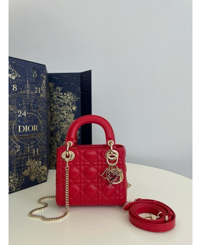 CHRISTIAN DIOR Dioramour Mini Lady Dior Bag