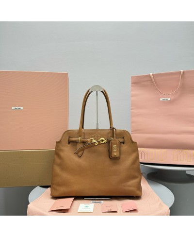 MIU MIU Aventure nappa leather bag