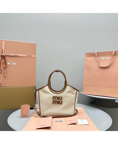 MIU MIU IVY canvas bag