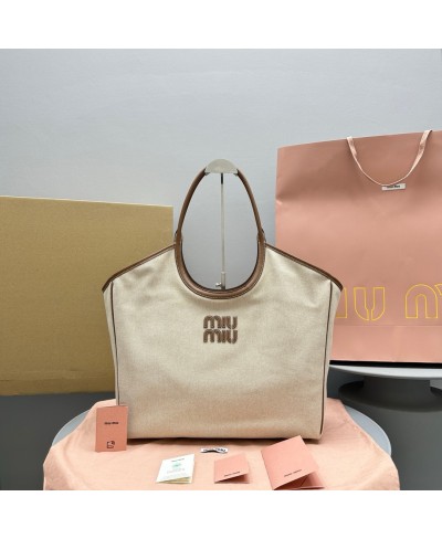 Borsa IVY in canvas MIU MIU