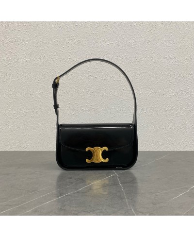 CELINE SHOULDER BAG TERENCE in PATENT CALFSKIN