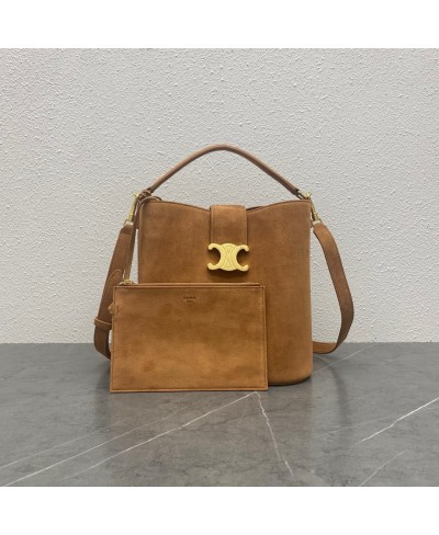 BORSA LOUISE MEDIA in SUEDE CALFSKIN CELINE