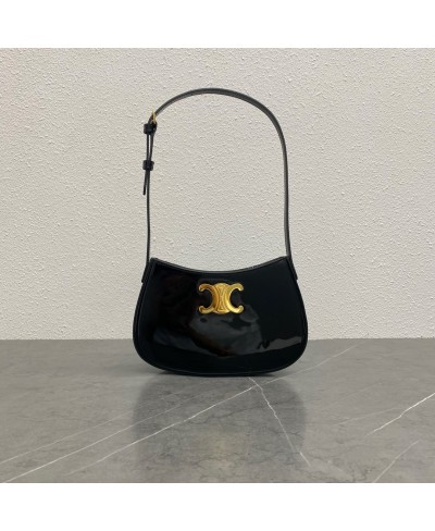 CELINE MEDIUM TILLY BAG in PATENT CALFSKIN