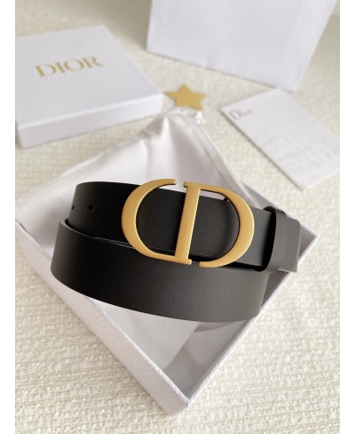 CHRISTIAN DIOR 30 Montaigne Reversible Belt