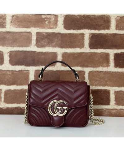 GUCCI GG Marmont mini top handle bag